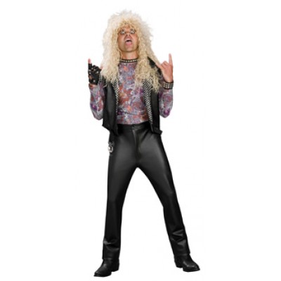 Costume pour adulte de Rocker des années  80-90'