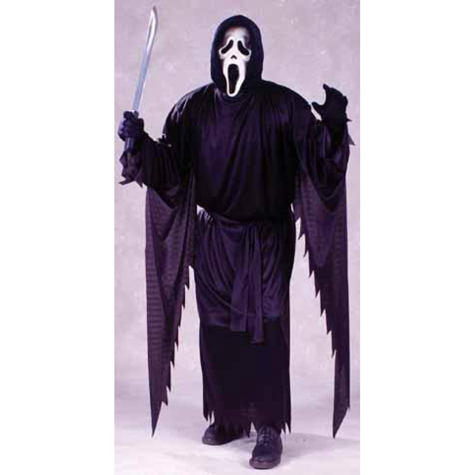 Costume d'Halloween, Frissons Ghostface, adultes, taille universelle