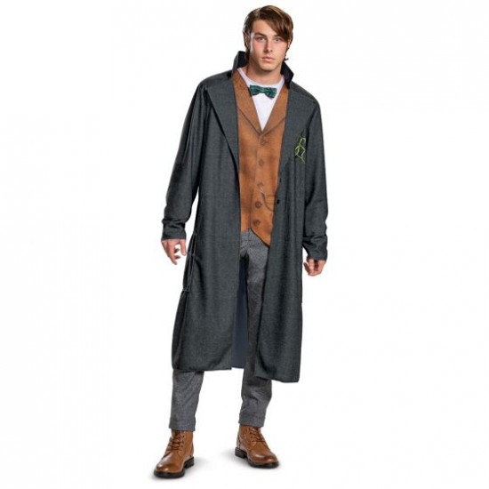 Costume Deluxe pour adulte de Newt Scamander du film les Animaux fantatiques/ Harry Potter