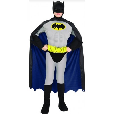 Costume pour enfant de Batman Musclé Large 10-12 ans