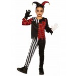 Costume pour enfant de Bouffon sombre « Dark jester »