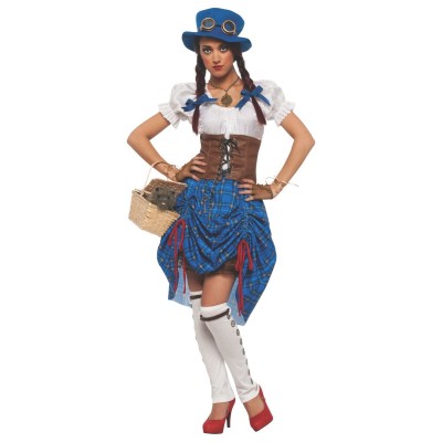 Costume pour adulte Steampunk inspiration de Dorothy du magicien d'OZ