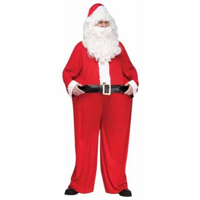 Costume de Père Noël gras avec cerceau/ Fat Santa !