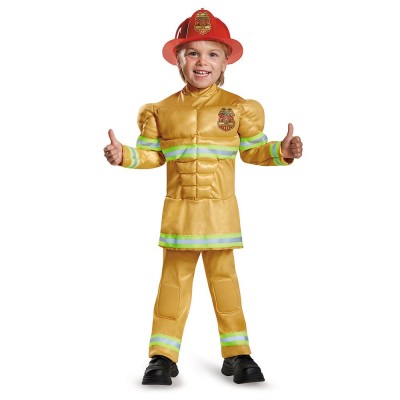 Costume de Pompier musclé pour jeune enfant