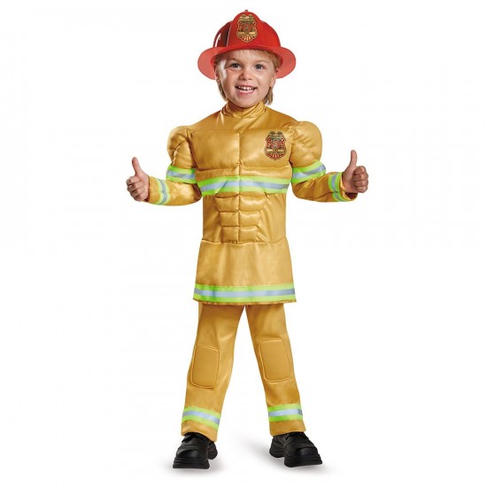 Costume de Pompier musclé pour jeune enfant