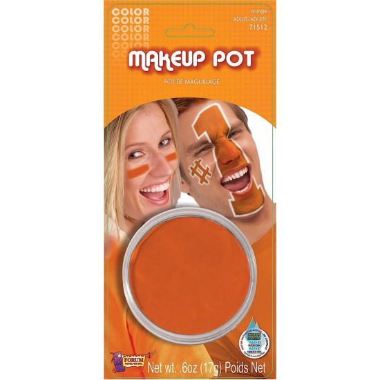 Maquillage en pot pour application avec éponge/ couleurs variées