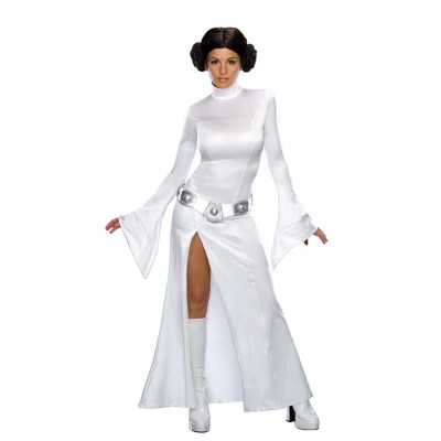 Costume pour adulte de la Princesse Léa de la Guerre des étoiles/ Star Wars