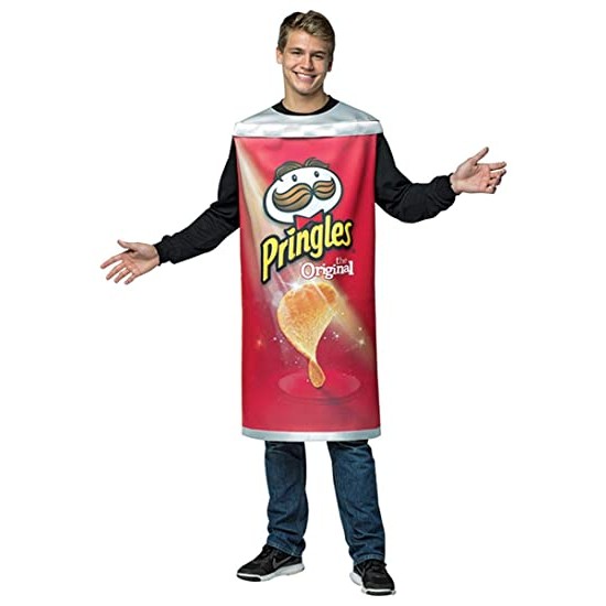 Costume de boite de chips Pringles