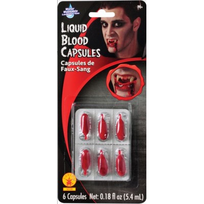 Capsules de faux-sang sécuritaires pour la bouche (6)