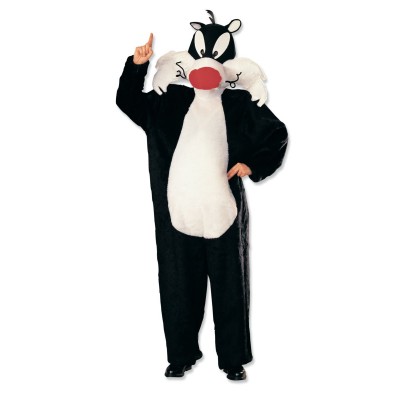 Costume de "style" mascotte pour adulte du chat Sylvester des Looney Tunes
