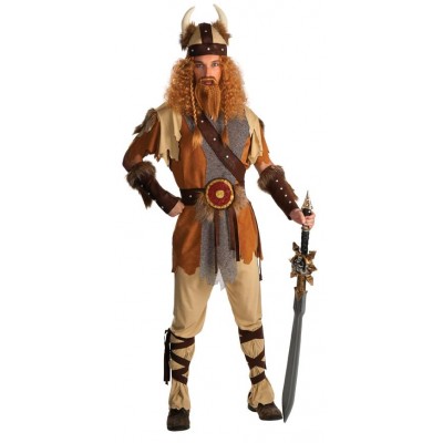 Costume pour adulte de Viking Warrior en taille unique