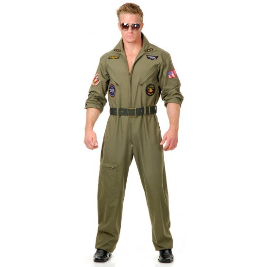Costume pour adulte de Pilote Wing Man en taille plus.